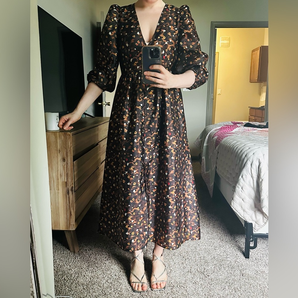 Floral Long Sleeve Dress